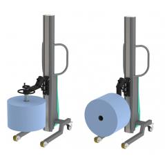 Wózek manipulacyjny 150 kg z trzpieniem rozprężnym ø 76 do rolek o szerokości 350 – 850 mm