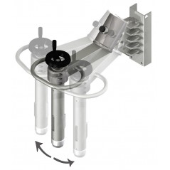 Wózek manipulacyjny 150 kg z trzpieniem rozprężnym ø 152 do rolek o szerokości 150 – 650 mm