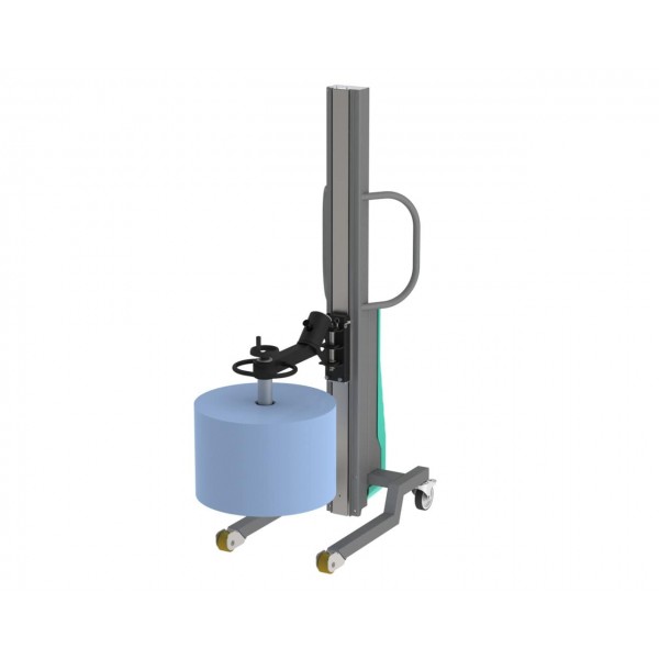 Wózek manipulacyjny 250 kg z trzpieniem rozprężnym ø 76 do rolek o szerokości 150 – 650 mm