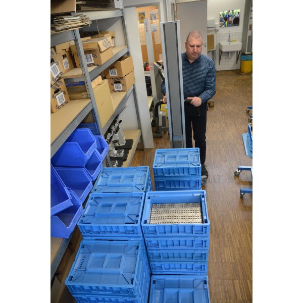 Wózek manipulacyjny 130 kg z platformą SS, wysokość M