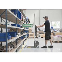 Wózek manipulacyjny 130 kg z widłami, wysokość M