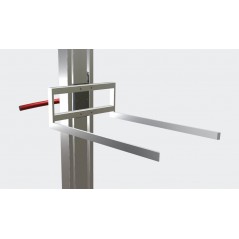 Wózek manipulacyjny 70 kg z widłami, wysokość M