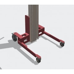 Wózek manipulacyjny 70 kg z widłami, wysokość M