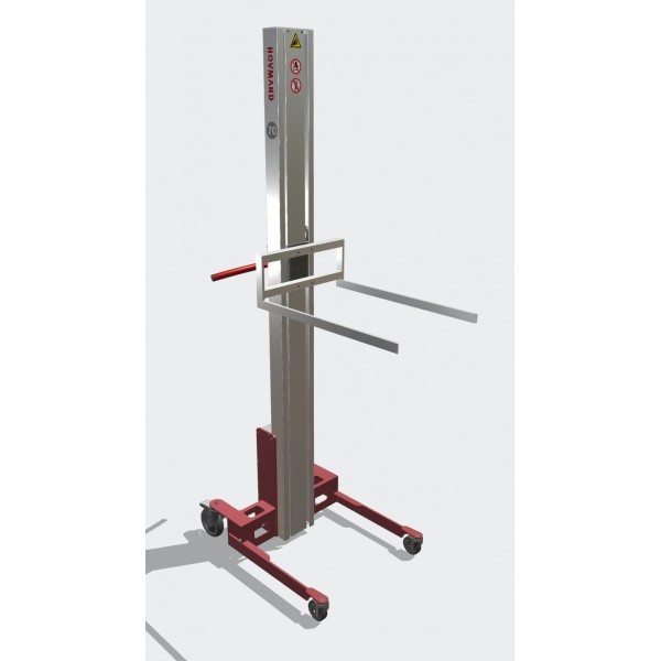 Wózek manipulacyjny 70 kg z widłami, wysokość M