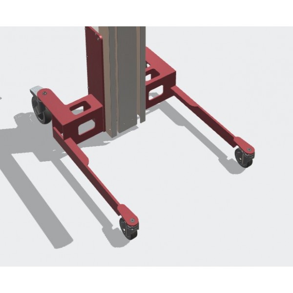 Wózek manipulacyjny 70 kg z trzpieniem, wysokość M