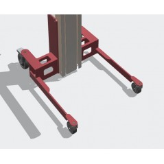 Wózek manipulacyjny 70 kg z trzpieniem, wysokość M