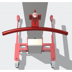 Wózek manipulacyjny 70 kg z trzpieniem, wysokość M