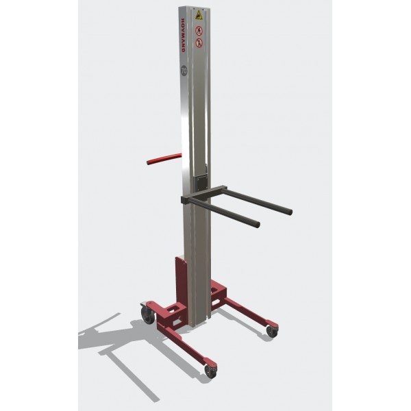 Wózek manipulacyjny 70 kg z podwójnym trzpieniem, wysokość M