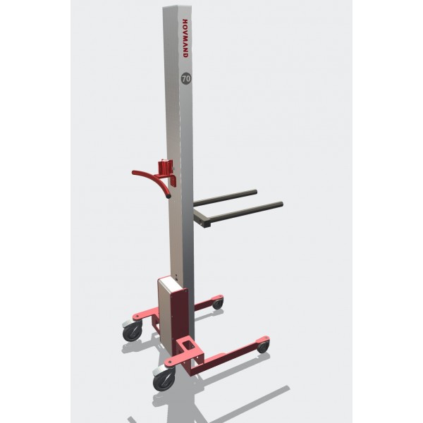 Wózek manipulacyjny 70 kg z podwójnym trzpieniem, wysokość M