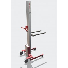 Wózek manipulacyjny 70 kg z podwójnym trzpieniem, wysokość M