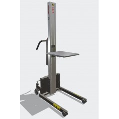 Wózek manipulacyjny 80 kg z platformą 508 × 400 mm SS, wysokość M