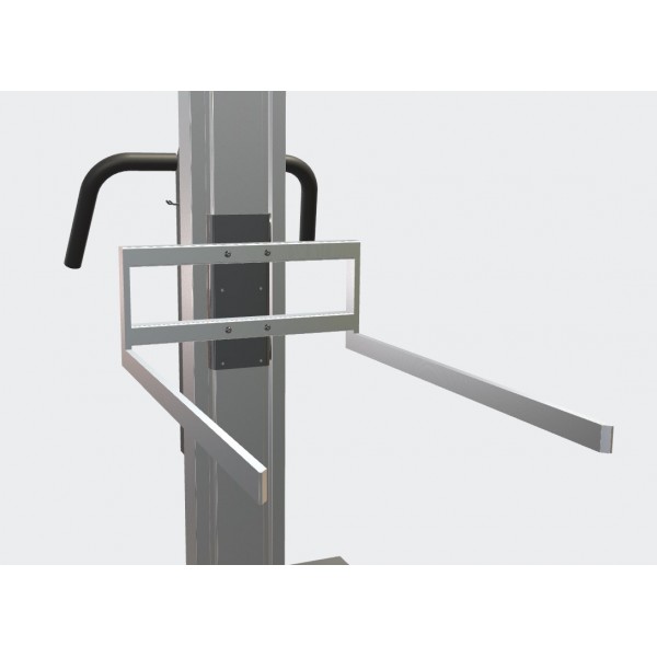 Wózek manipulacyjny 80 kg z widłami, wysokość M