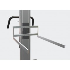 Wózek manipulacyjny 80 kg z widłami, wysokość M