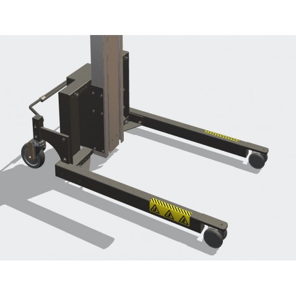 Wózek manipulacyjny 80 kg z trzpieniem 500 mm, wysokość M