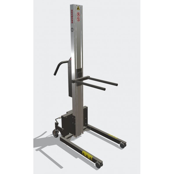 Wózek manipulacyjny 80 kg z podwójnym trzpieniem, wysokość M