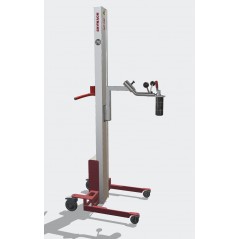 Wózek manipulacyjny 30 kg z trzpieniem rozprężnym, wysokość M