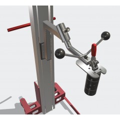Wózek manipulacyjny 30 kg z trzpieniem rozprężnym, wysokość M