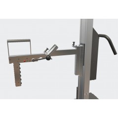 Wózek manipulacyjny 50 kg z trzpieniem rozprężnym, wysokość M