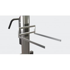 Wózek manipulacyjny 130 kg z widłami, wysokość M