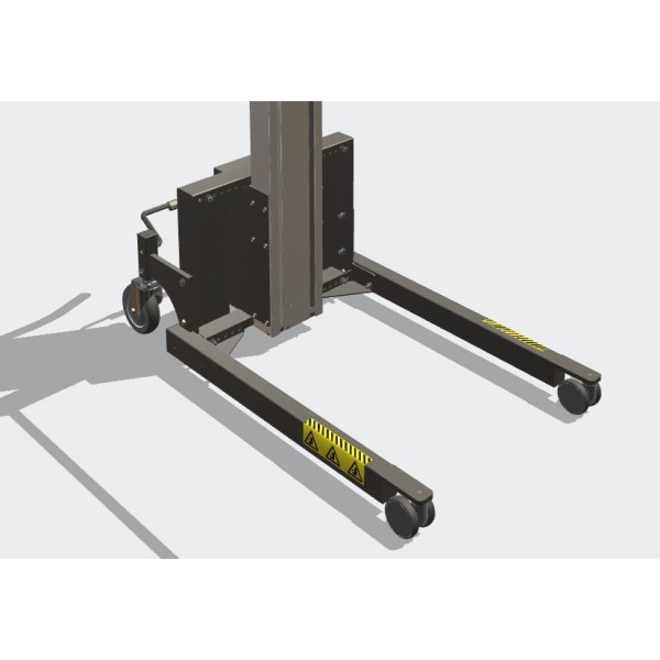 Wózek manipulacyjny 130 kg z widłami, wysokość M