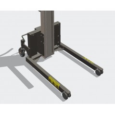 Wózek manipulacyjny 130 kg z trzpieniem, wysokość M