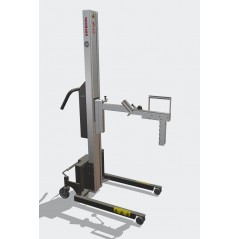 Wózek manipulacyjny 80 kg z trzpieniem rozprężnym, wysokość M