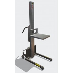 Wózek manipulacyjny 200 kg z platformą SS 500 × 400 mm, wysokość M