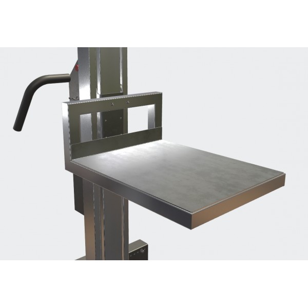 Wózek manipulacyjny 200 kg z platformą SS 500 × 400 mm, wysokość M