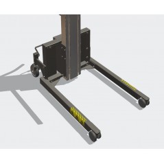 Wózek manipulacyjny 200 kg z widłami, wysokość M