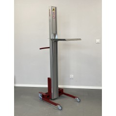 Wózek manipulacyjny 70 kg z platformą SS 508 × 400 mm, wysokość M