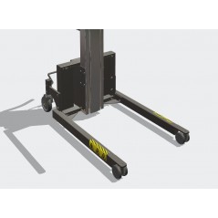 Wózek manipulacyjny 200 kg z podwójnym trzpieniem, wysokość M