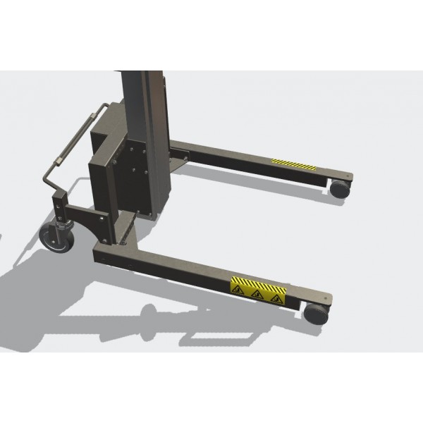 Wózek manipulacyjny 100 kg z trzpieniem rozprężnym, wysokość M