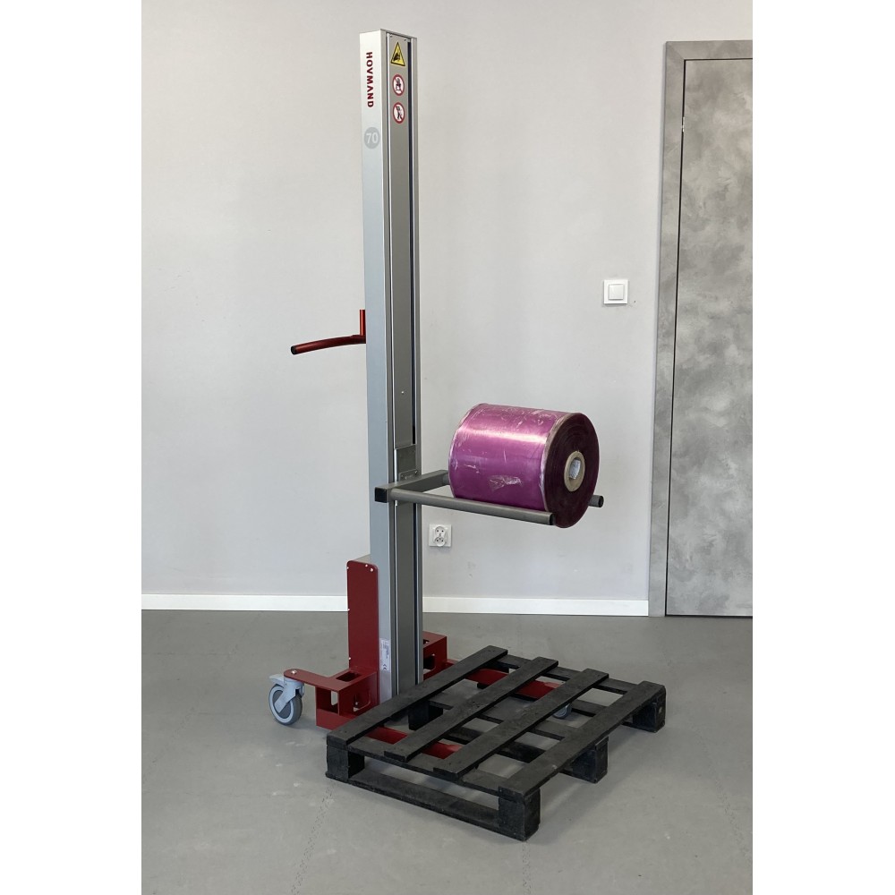 Wózek manipulacyjny 70 kg z podwójnym trzpieniem, wysokość M